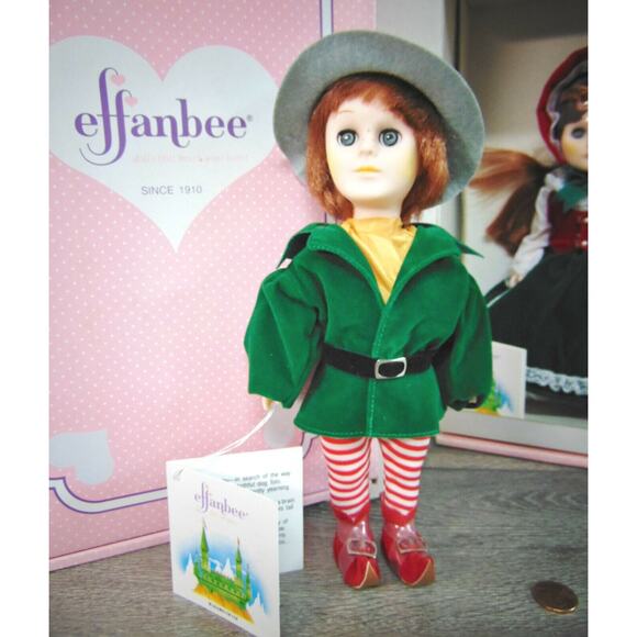 NEW Lot (2) Wizard Of OZ MUNCHKINS DOLLS Effanbee Storybook 2914 2915 Boxed! - Picture 2 of 8